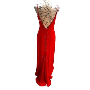 Dave & Johnny Sz 5/6 Red Dress